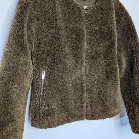 J. Crew Plush Fleece Teddy‎ Jacket - Picture 4 of 10